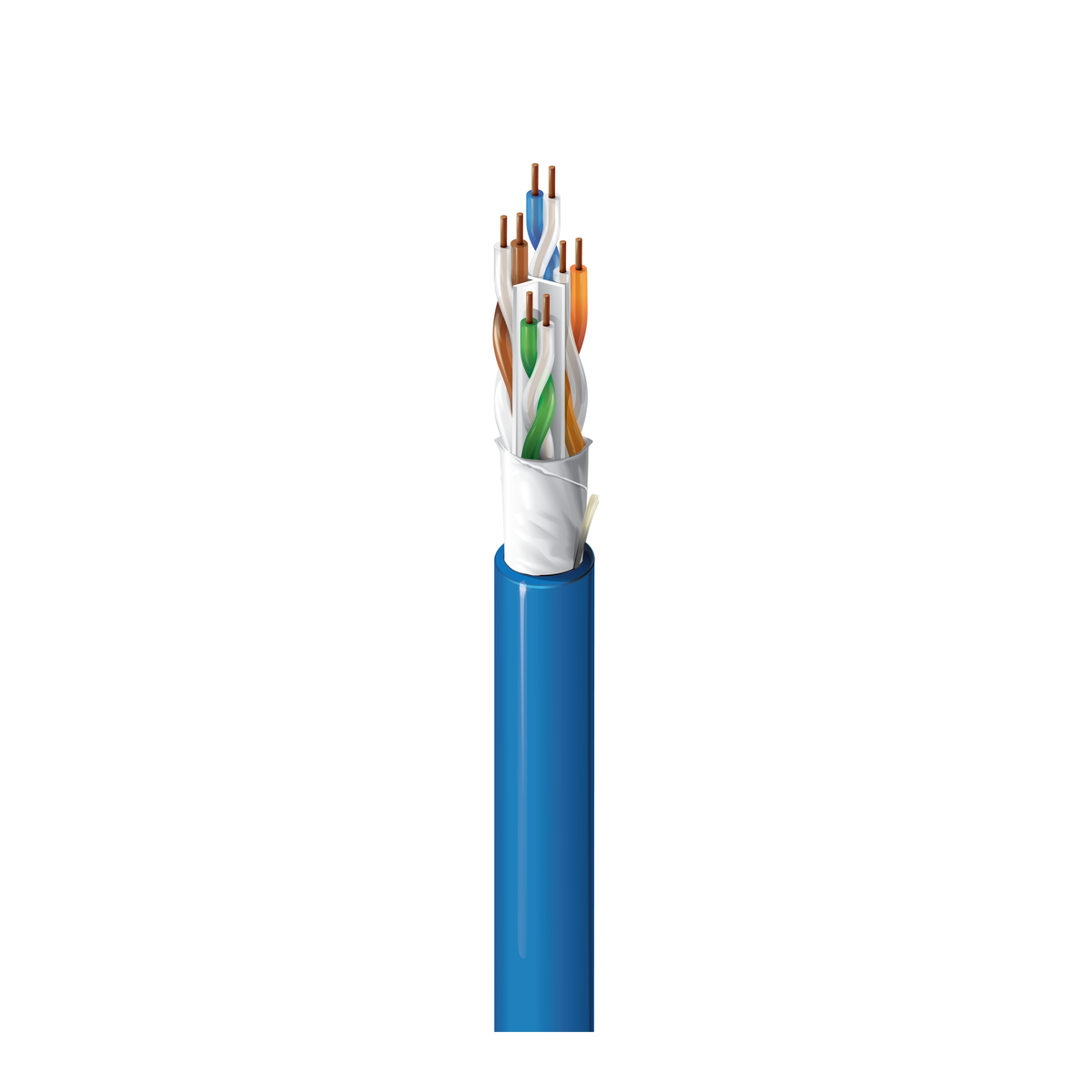10GXW12 Cat6A 500MHz 非屏蔽佈線電纜(U/UTP) 產品圖片