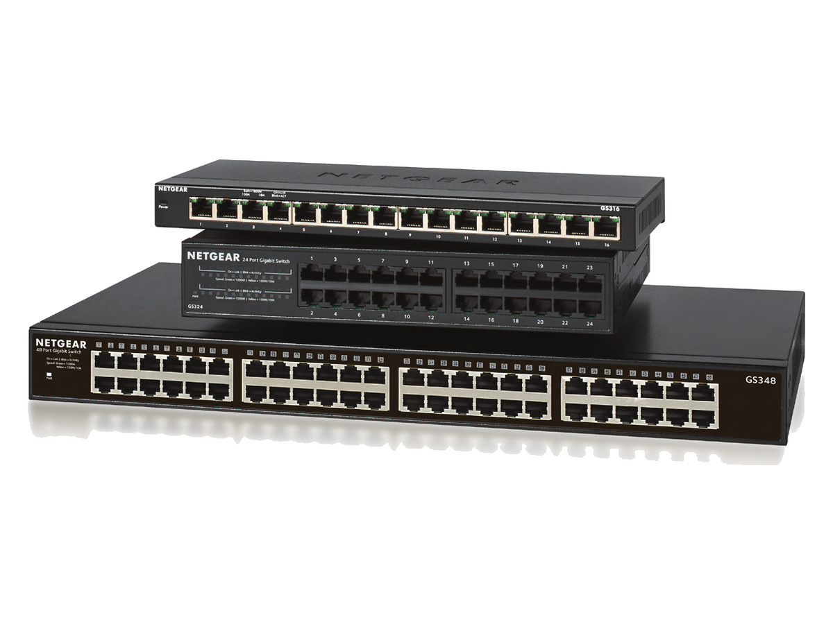 300-SERIES-GIGABIT-DS-TCM164-77420 Netgear SOHO Gigabit Ethernet Unmanaged Switches 產品圖片