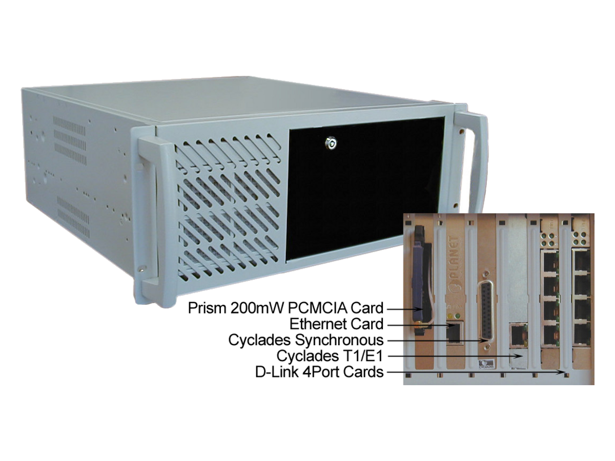 4U-RACKMOUNT Mikrotik Backbone The MikroTik RouterOS and the MikroTik 4U Rackmount combine the latest 產品圖片