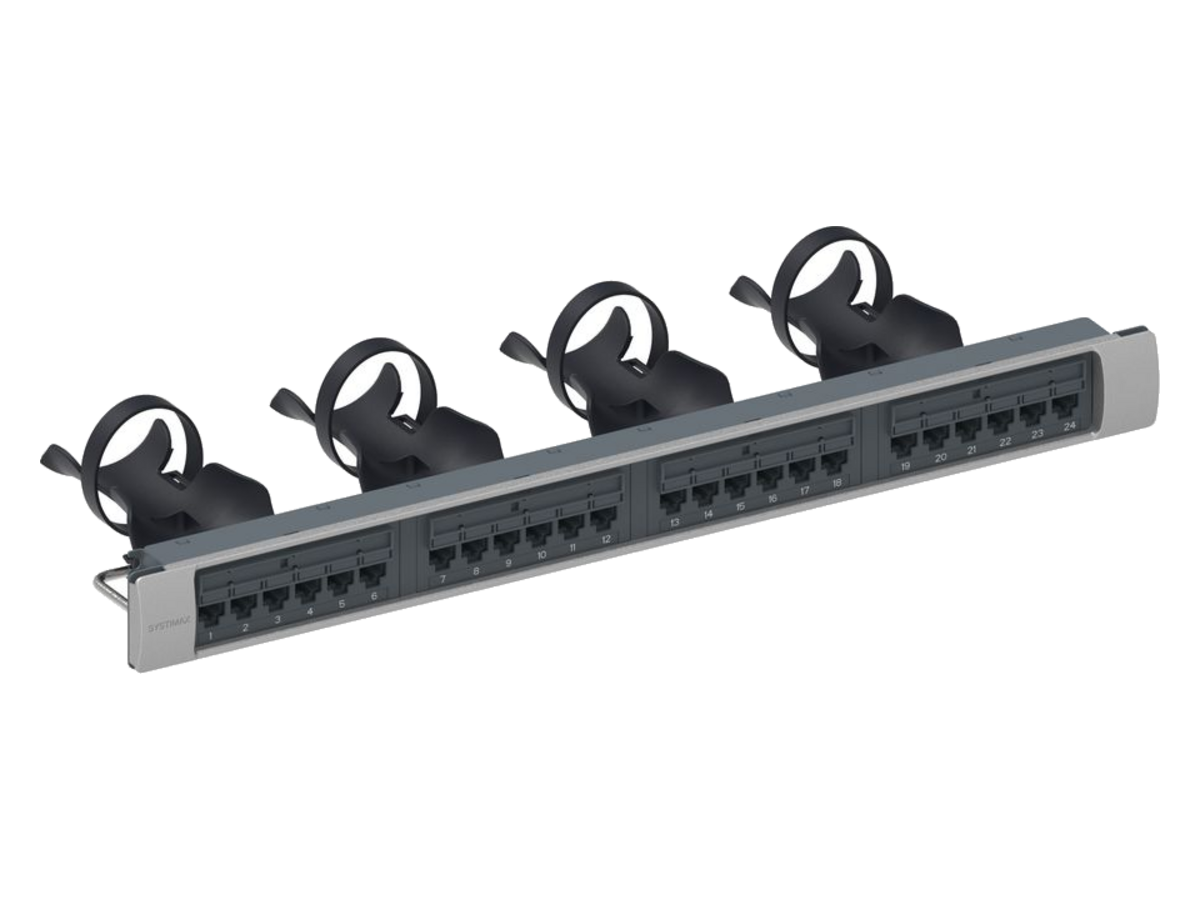 760152561(360-IPR-1100-E-GS3-1U-24) CommScope Cat6 配線架 24埠 產品圖片