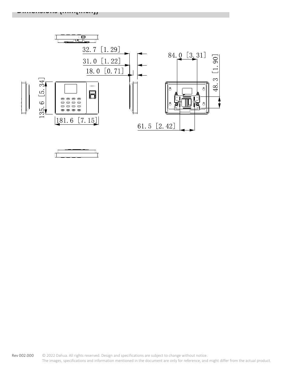 ASA1222GL-D 外形尺寸圖 詳見圖示｜Unit: mm