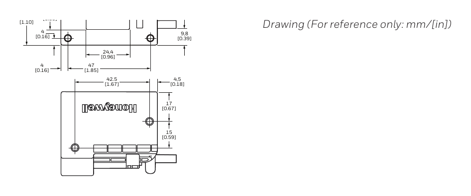 CM-SERIES-2D-IMAGER-MODULE 外形尺寸圖 詳見圖示｜Unit: mm