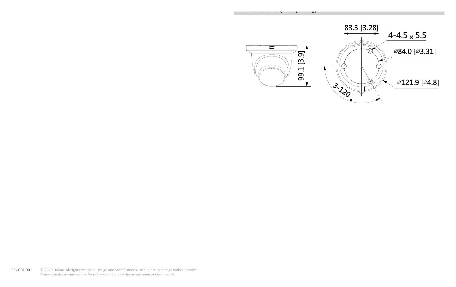 DH-HAC-HDW1500TMQ-A-POC 外形尺寸圖 詳見圖示｜Unit: mm