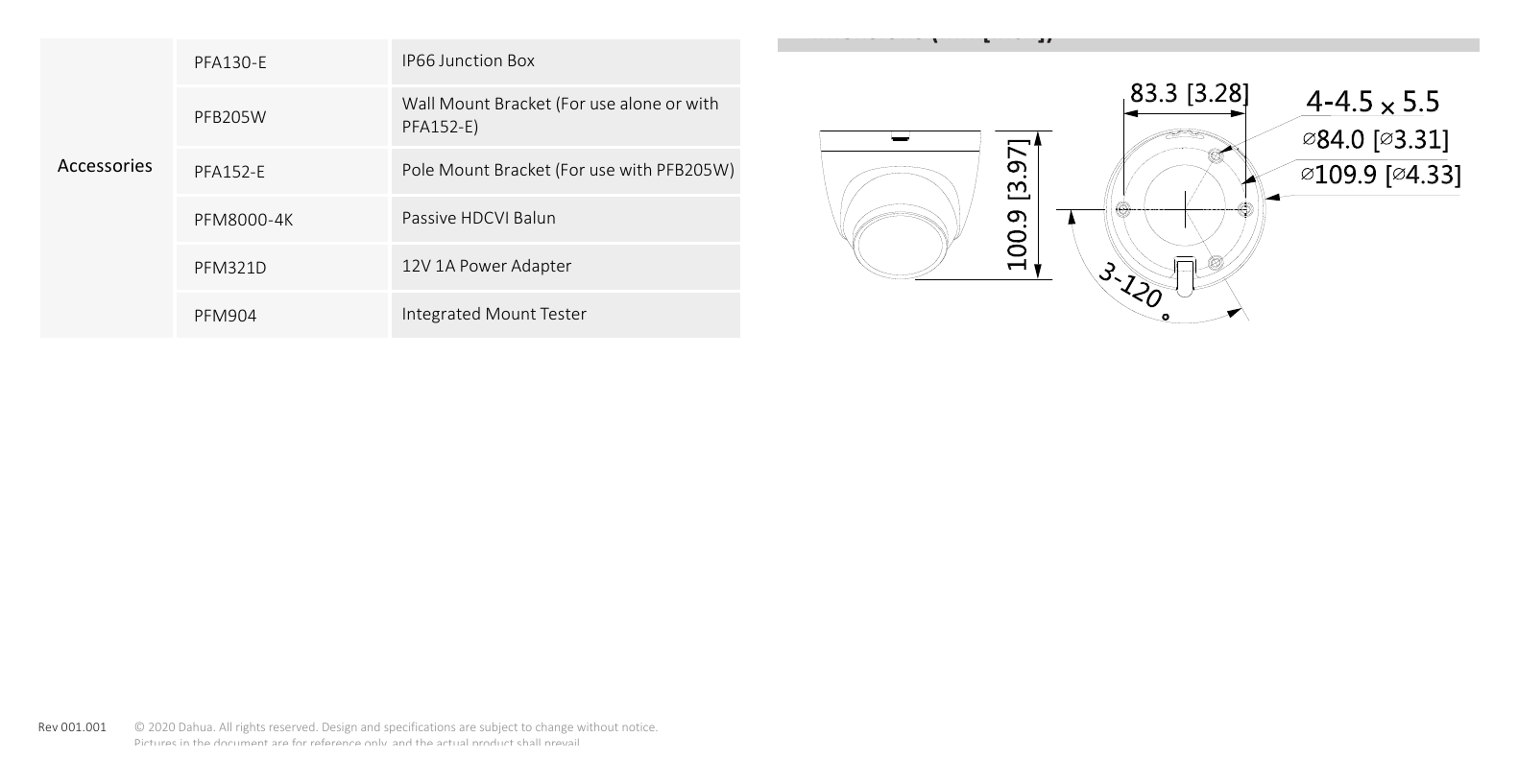 DH-HAC-HDW1500TQ(-A)-S2 外形尺寸圖 詳見圖示｜Unit: mm