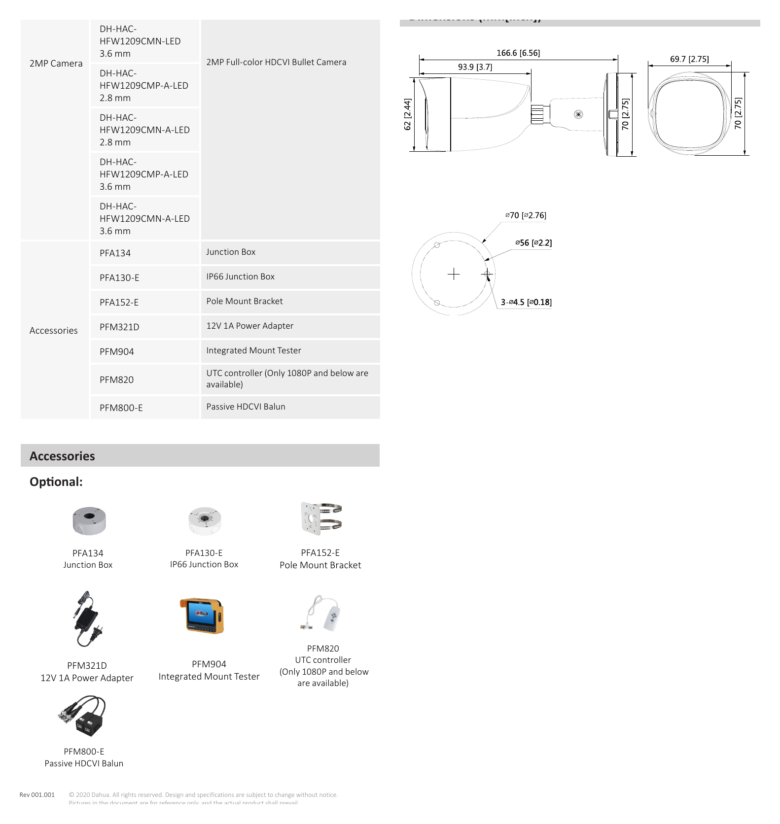 DH-HAC-HFW1209CM(-A)-LED 外形尺寸圖 詳見圖示｜Unit: mm