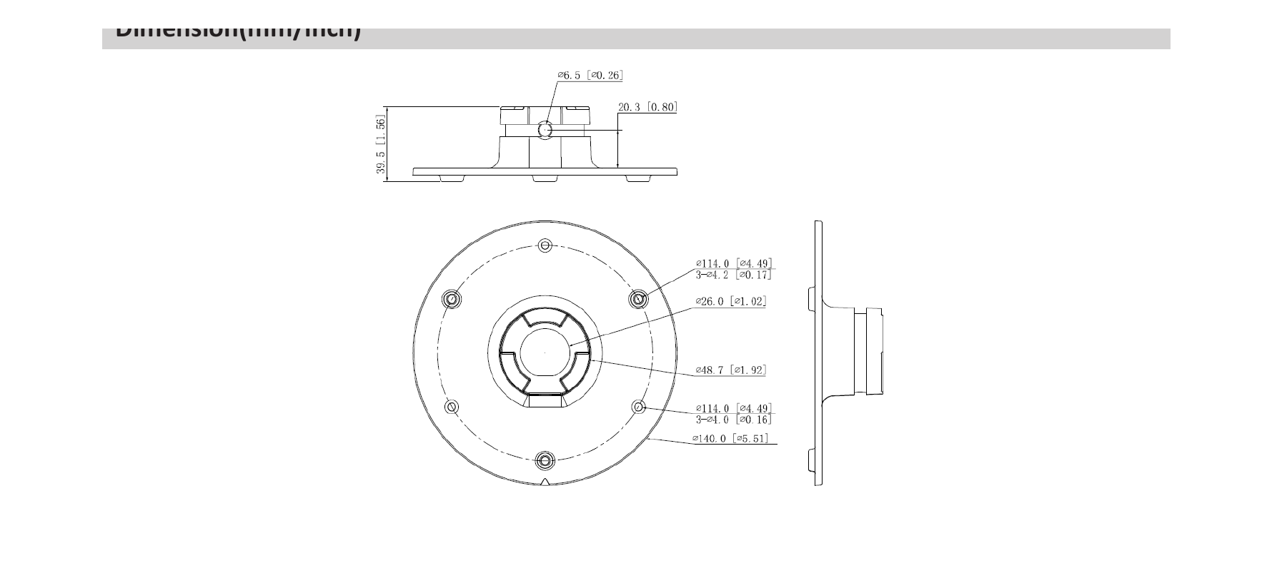DH-PFA108 外形尺寸圖 詳見圖示｜Unit: mm