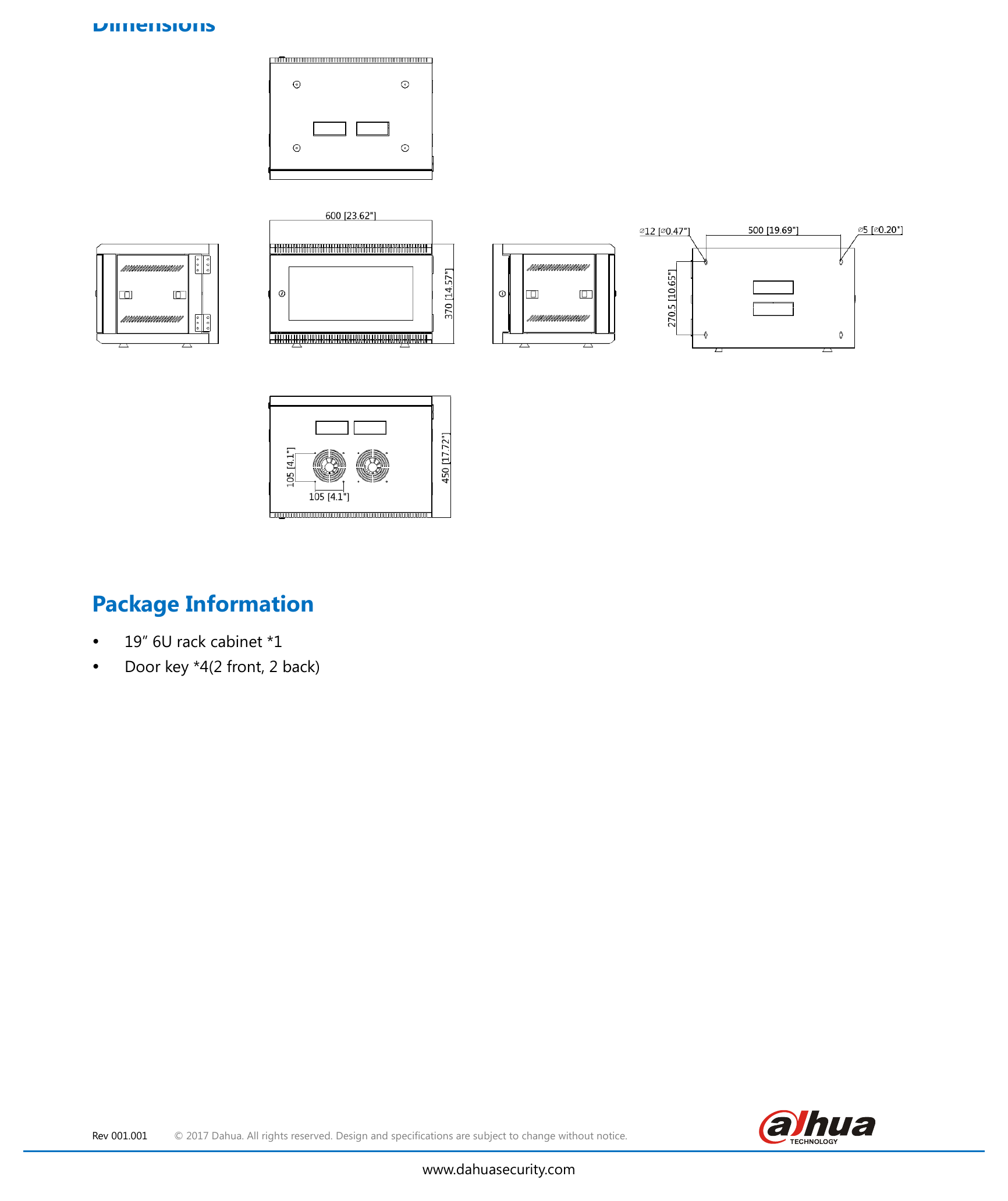 DH-PFC200-6U4D 外形尺寸圖 詳見圖示｜Unit: mm