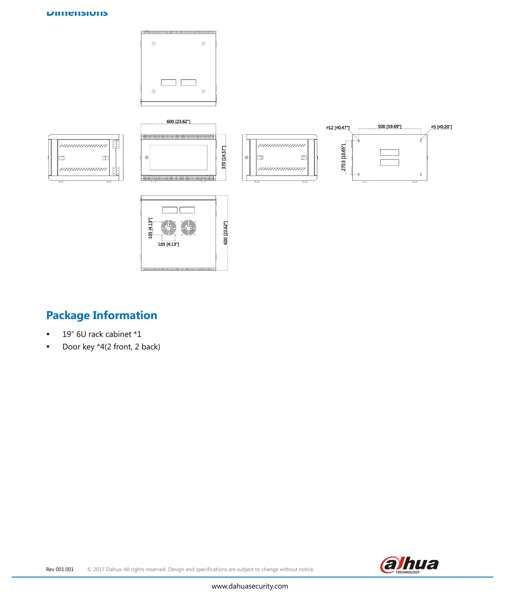 DH-PFC200-6U6D 外形尺寸圖 詳見圖示｜Unit: mm