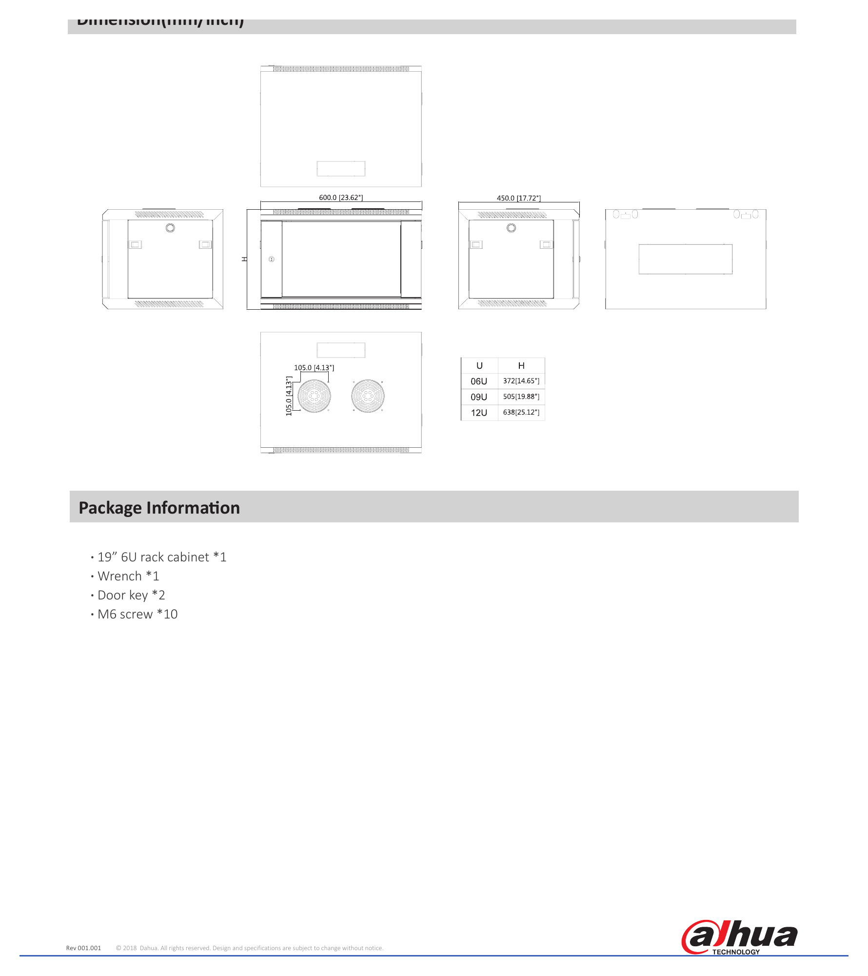 DH-PFC200D-12U4D 外形尺寸圖 詳見圖示｜Unit: mm
