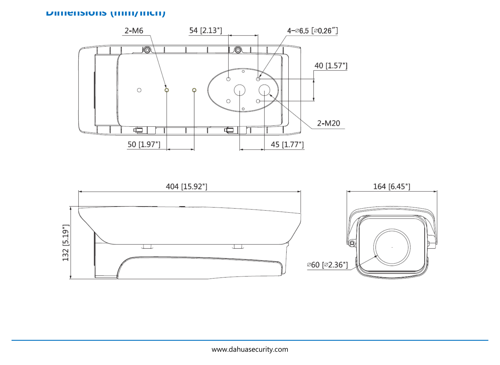 DH-PFH610A-SERIES 外形尺寸圖 詳見圖示｜Unit: mm