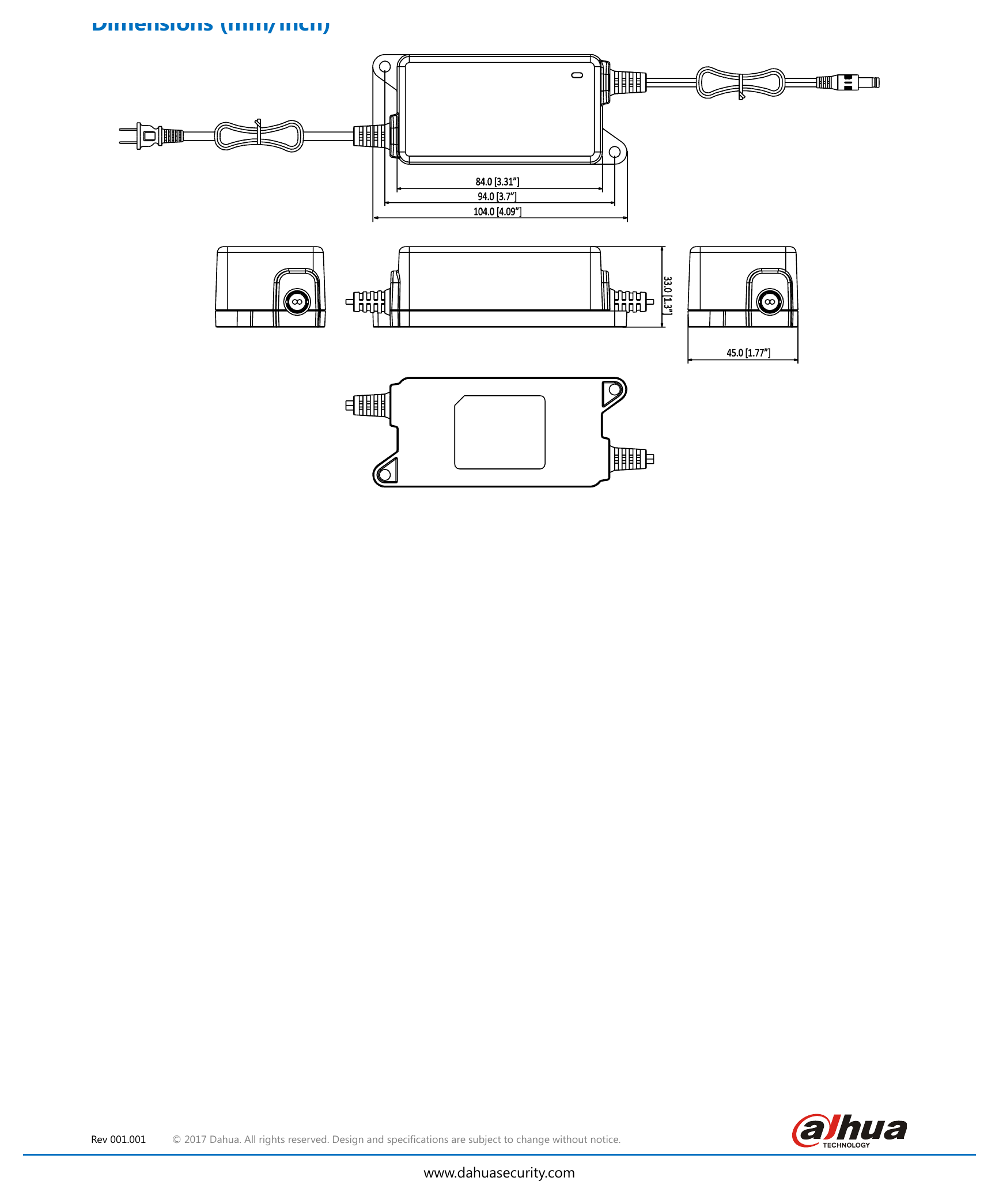 DH-PFM320D-SERIES 外形尺寸圖 詳見圖示｜Unit: mm