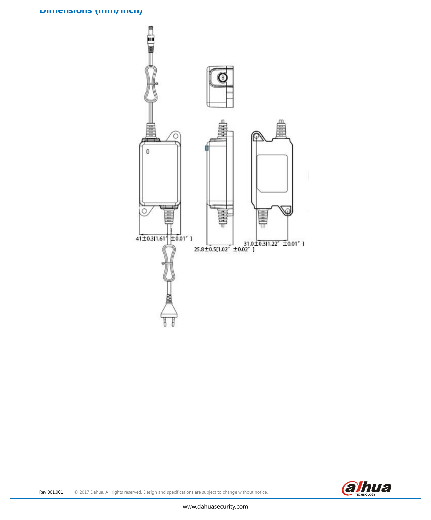 DH-PFM321D-SERIES 外形尺寸圖 詳見圖示｜Unit: mm