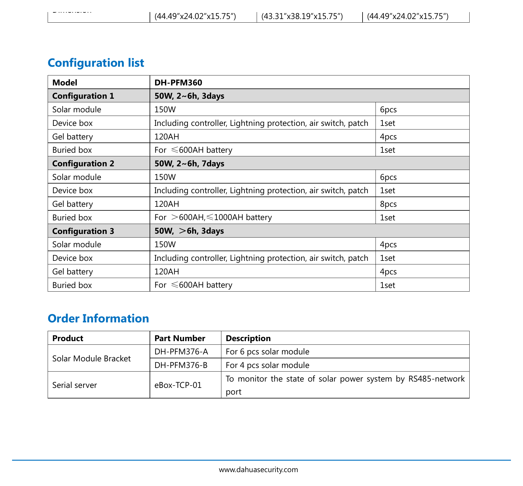 DH-PFM360 外形尺寸圖 mm mm mm (43.31”x47.24”x43.31”) (43.31”x47.24”x43.31”) (43.31”x 43.31”x43.31”)｜重量 270kg(595.2lb) 415kg(914.9lb) 270kg(59