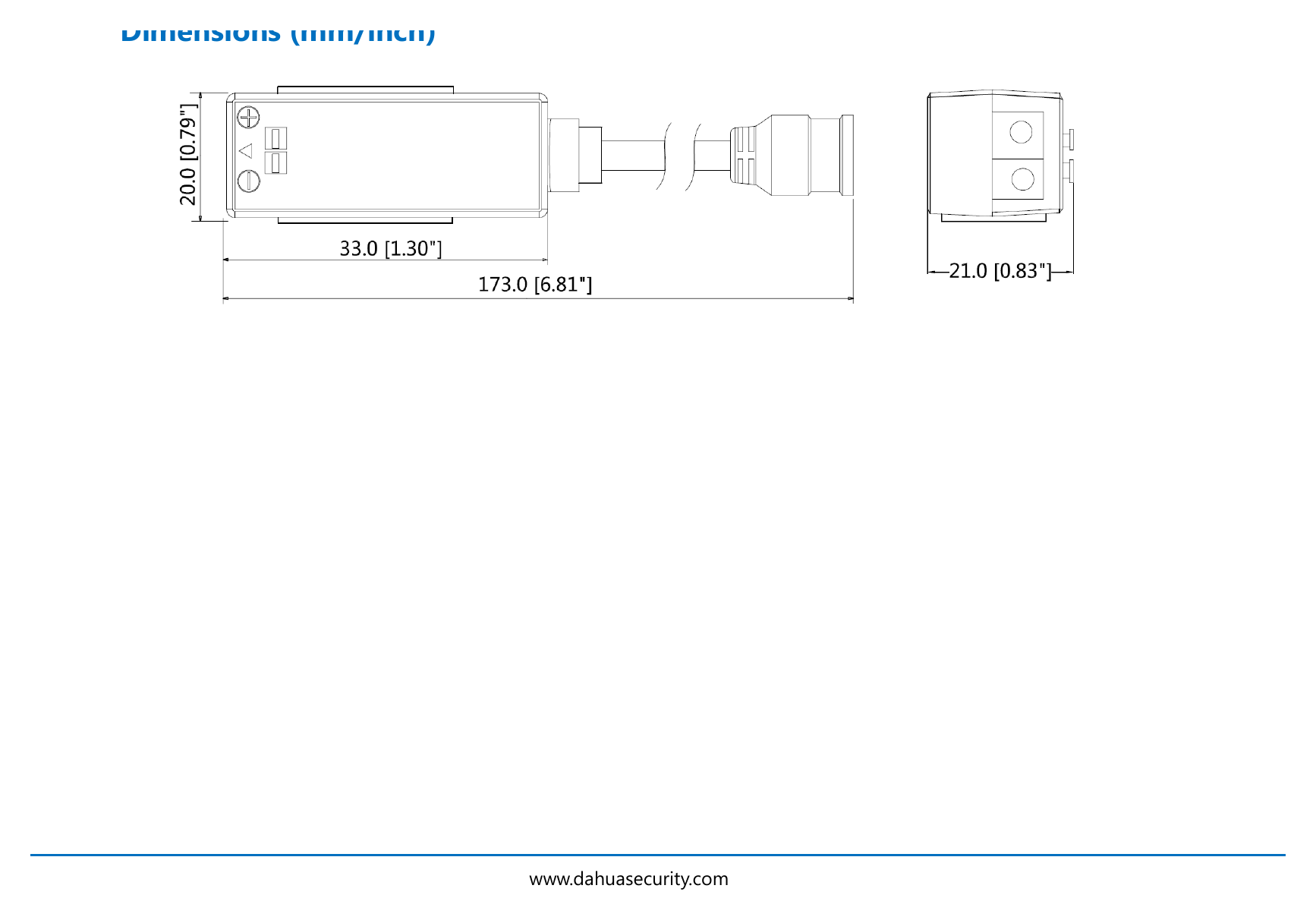DH-PFM800-4MP 外形尺寸圖 詳見圖示｜Unit: mm