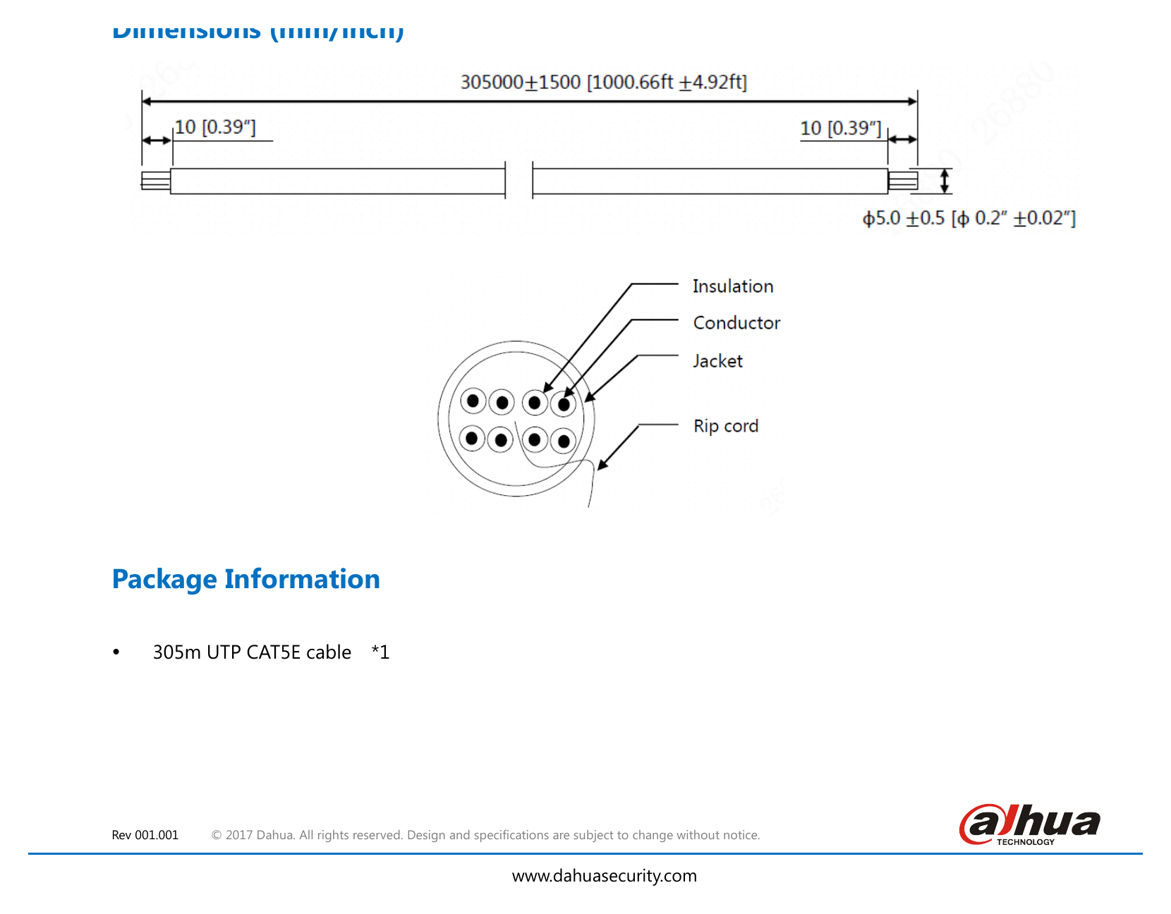 DH-PFM920I-5EU-CU 外形尺寸圖 詳見圖示｜Unit: mm