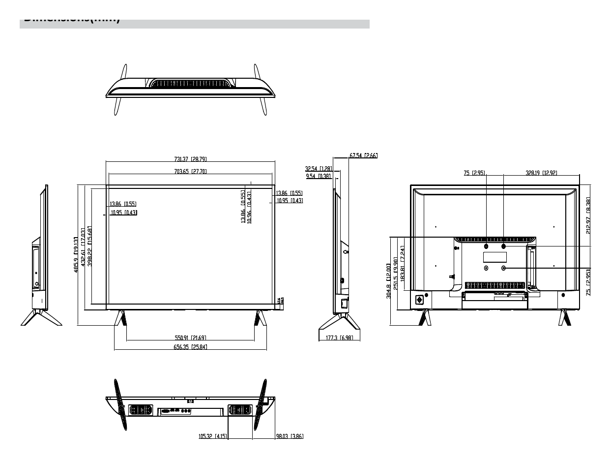 DHI-LM32-F200 外形尺寸圖 詳見圖示｜Unit: mm