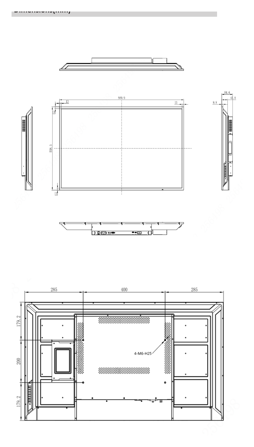 DHI-LM43-S200 外形尺寸圖 詳見圖示|Unit: mm