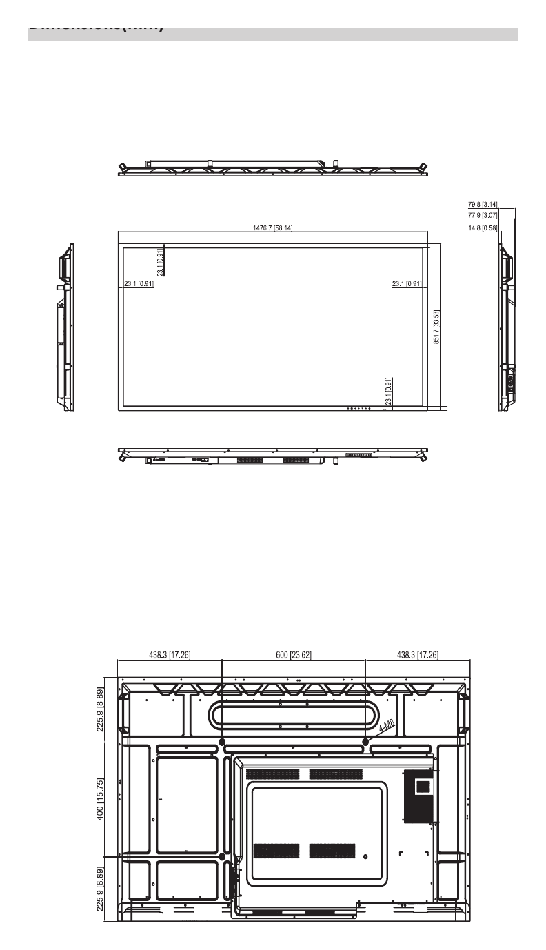 DHI-LM65-S400 外形尺寸圖 詳見圖示｜Unit: mm
