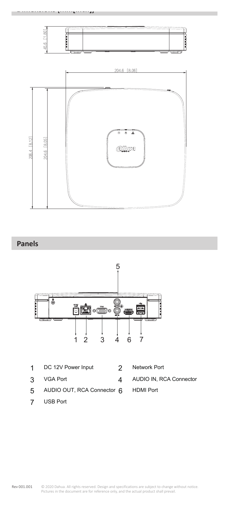 DHI-NVR4116-4KS2L 外形尺寸圖 詳見圖示｜Unit: mm