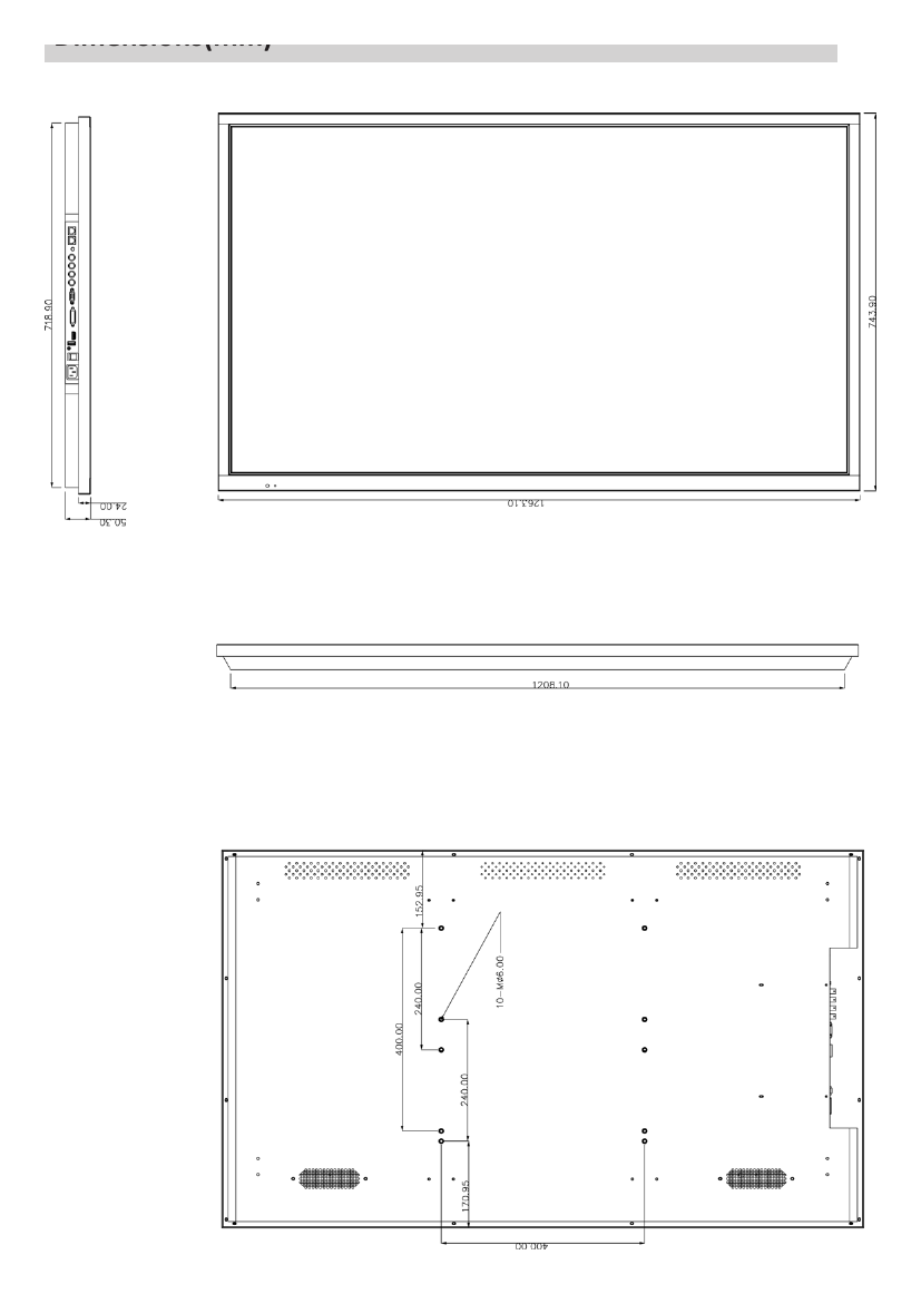 DHL55 外形尺寸圖 詳見圖示｜Unit: mm