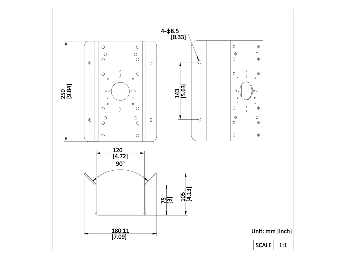 DS-1276ZJ-P Hikvision Corner mount 產品圖片