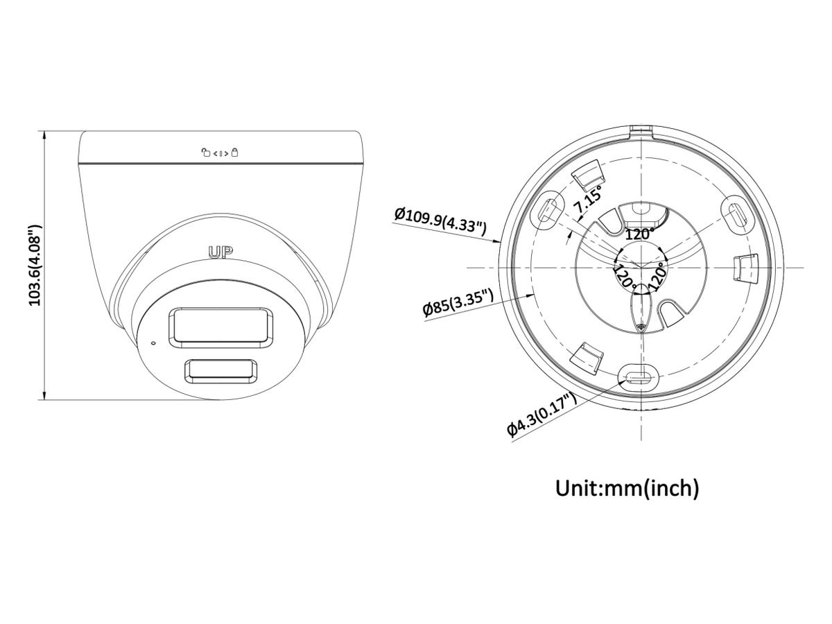 DS-2CD1321G2-LIU-B Hikvision 2 MP Fixed Turret Network Camera 產品圖片