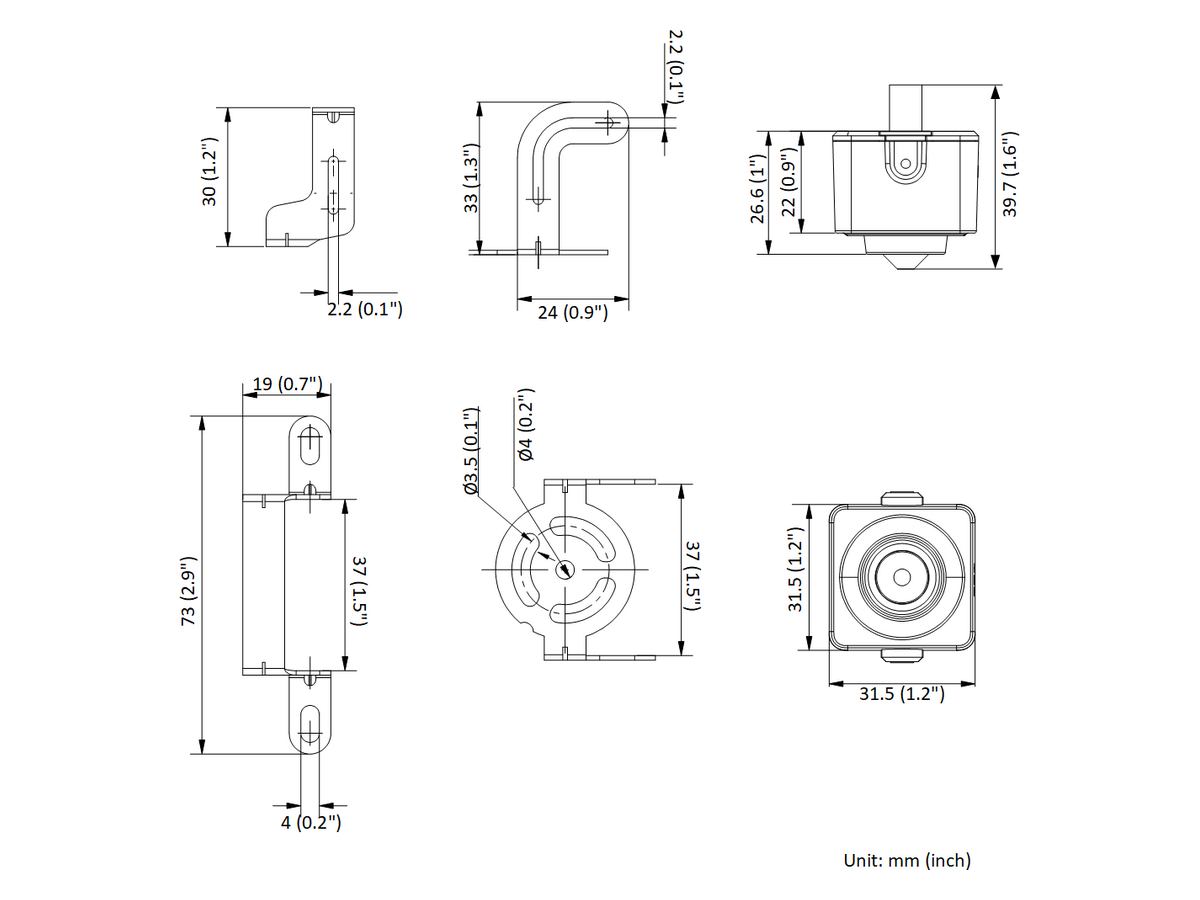 DS-2CD2D25G1-D Hikvision 2 MP Mini Network Camera 產品圖片