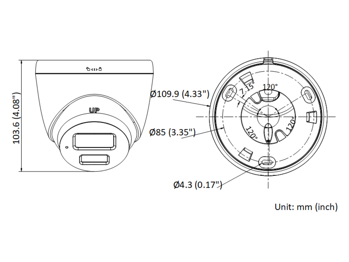 DS-2CD3327G2E-LUF Hikvision 2 MP ColorVu Fixed Turret Network Camera 產品圖片