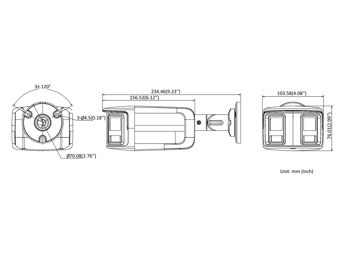 DS-2CE12KF3TP-DLS Hikvision 3K ColorVu Dual-lens Bullet Camera 產品圖片