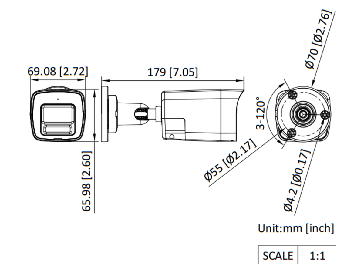 DS-2CE16D0T-LPTS Hikvision 2MP Two-Way Audio Fixed Mini Bullet Camera 產品圖片