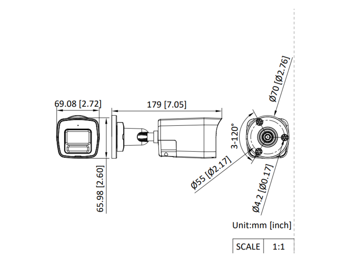 DS-2CE16D0T-LXTS Hikvision 2MP Two Way Audio & Siren Fixed Mini Bullet Camera 產品圖片