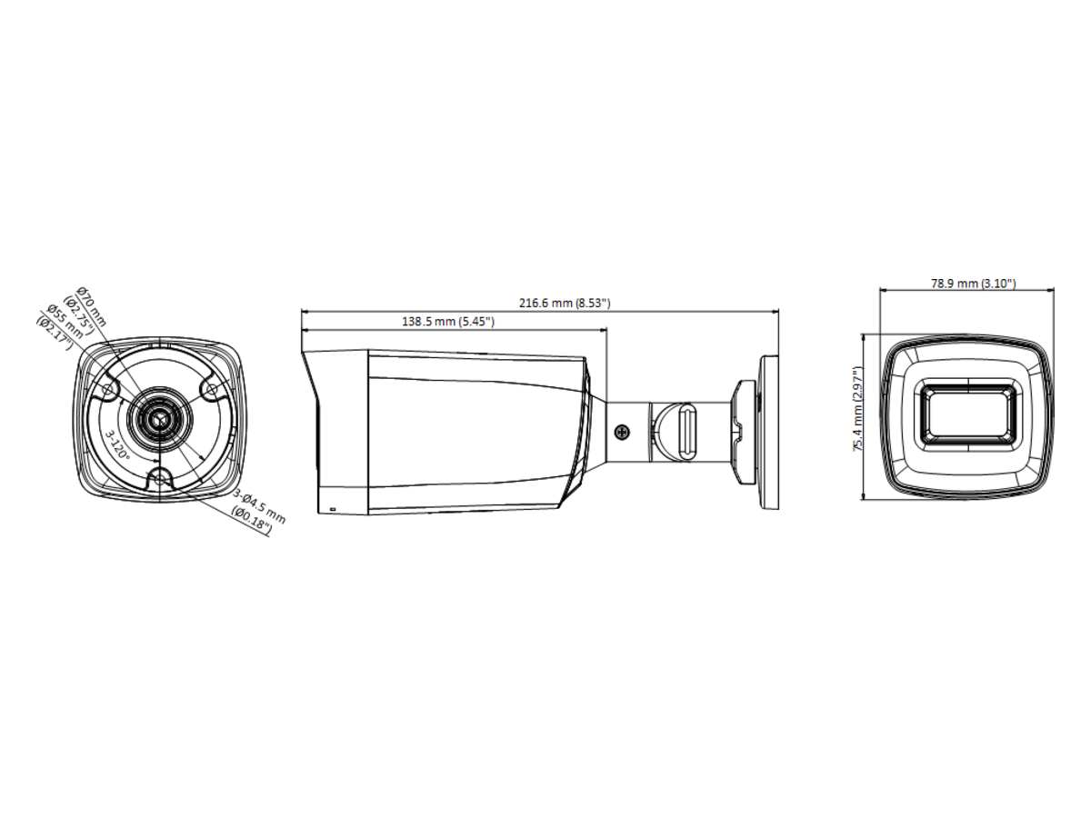 DS-2CE17H0T-IT3FC Hikvision 5 MP Camera 產品圖片