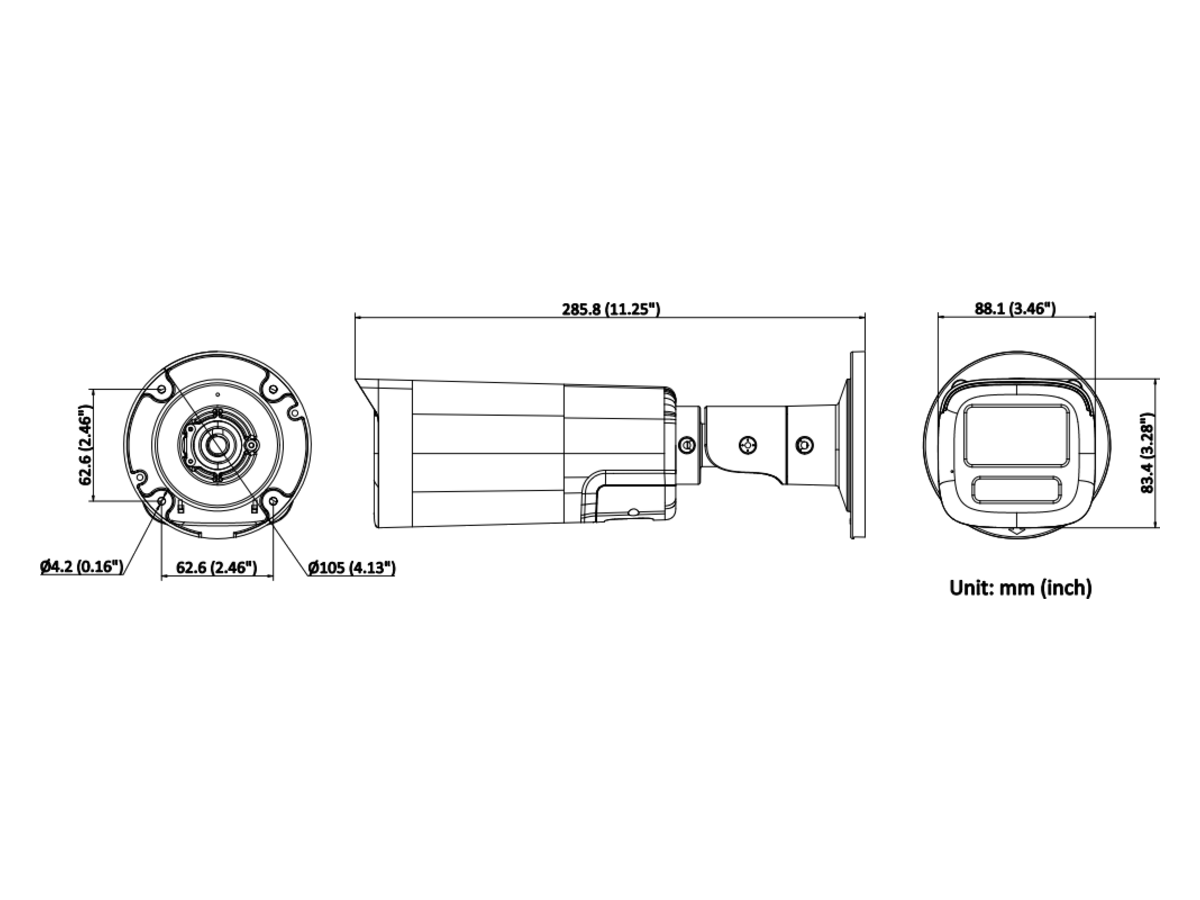 DS-2CE19D0T-LXTS Hikvision 2 MP Two Way Audio & Siren Fixed Mini Bullet Camera 產品圖片