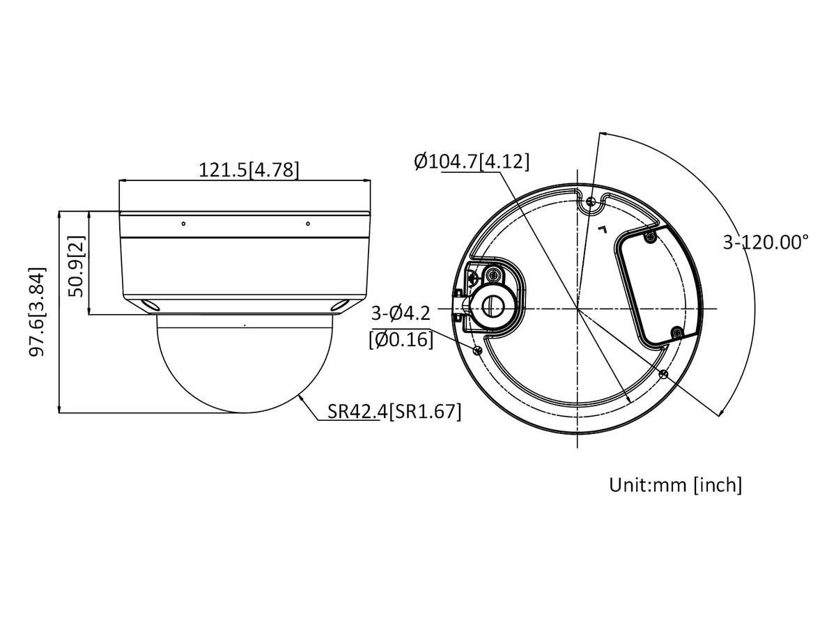 DS-2CE50DF3T-VPLFS Hikvision 2MP Smart Hybrid Light ColorVu Fixed Dome Camera 產品圖片