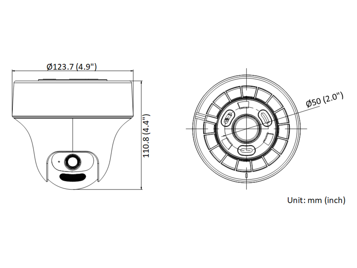 DS-2CE70DF3T-PTS Hikvision 2 MP ColorVu Indoor Audio Fixed PT Camera 產品圖片