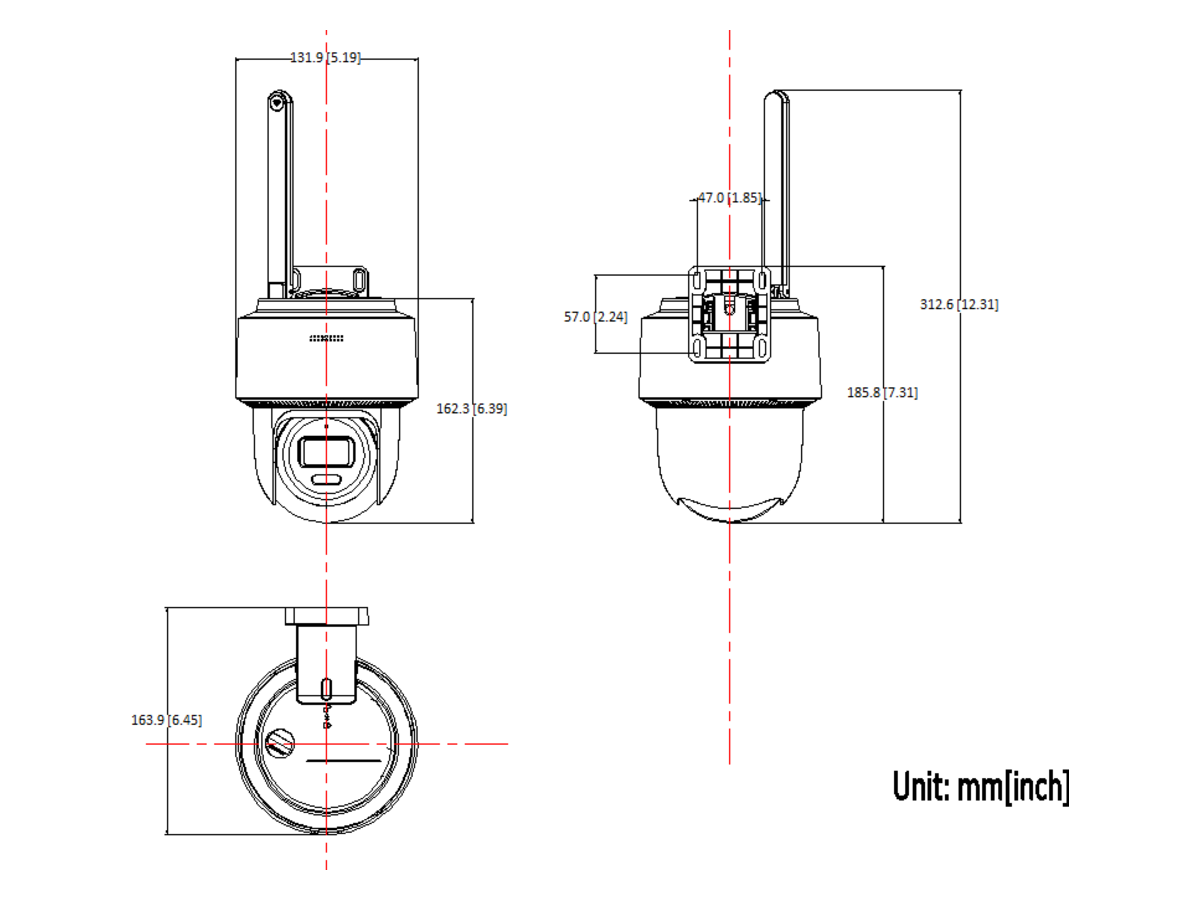 DS-2DE2C400MWG Hikvision 4 MP Smart Hybrid Light Mini PT Network Camera 產品圖片