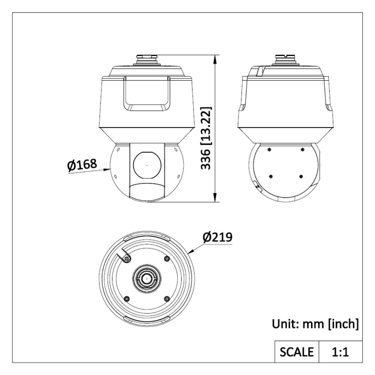 DS-2DF6A445IWG1-EL 外形尺寸圖 Ø 218.4 mm × 324.2 mm (Ø 8.6" × 12.76")｜重量 Approx. 5.1 kg (11.24 lb.) Czech, Slovak, French, Polish, Dutch, Portuguese,