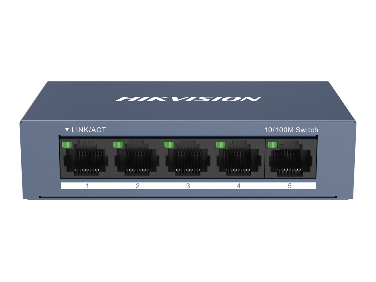 DS-3E0105-O Hikvision 5埠百兆桌面式非網管交換機 產品圖片