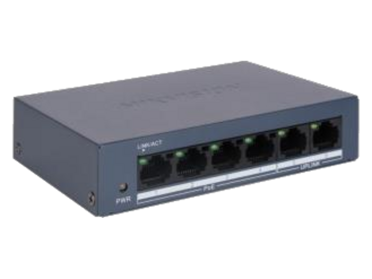 DS-3E0106MP-E Hikvision 4 Port Fast Ethernet Unmanaged PoE Switch 產品圖片