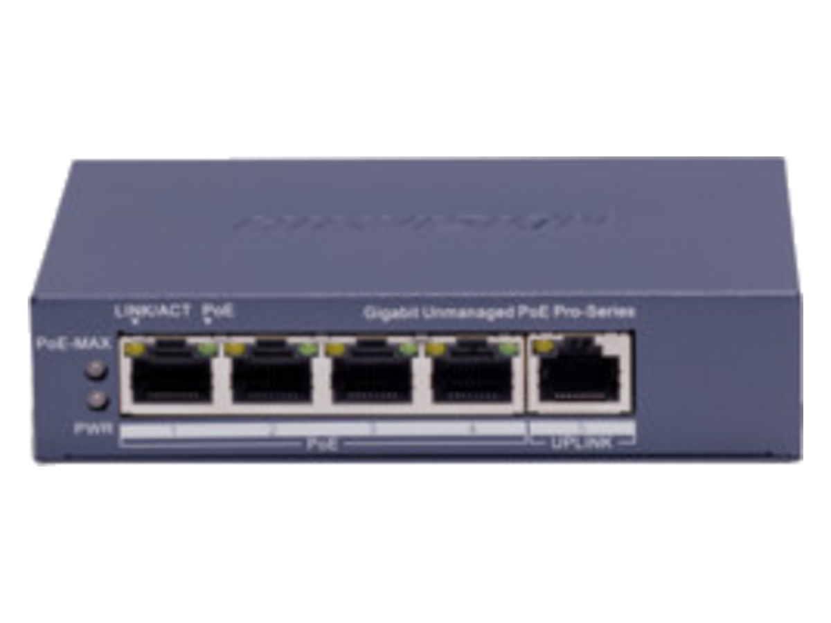 DS-3E0505P-EB Hikvision 4 Port Gigabit Unmanaged PoE Switch 產品圖片
