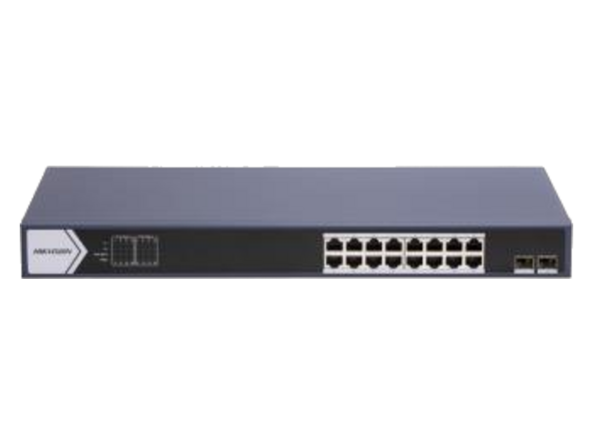 DS-3E0518P-E/M (B) Hikvision 16 Port Gigabit Unmanaged PoE Switch 產品圖片