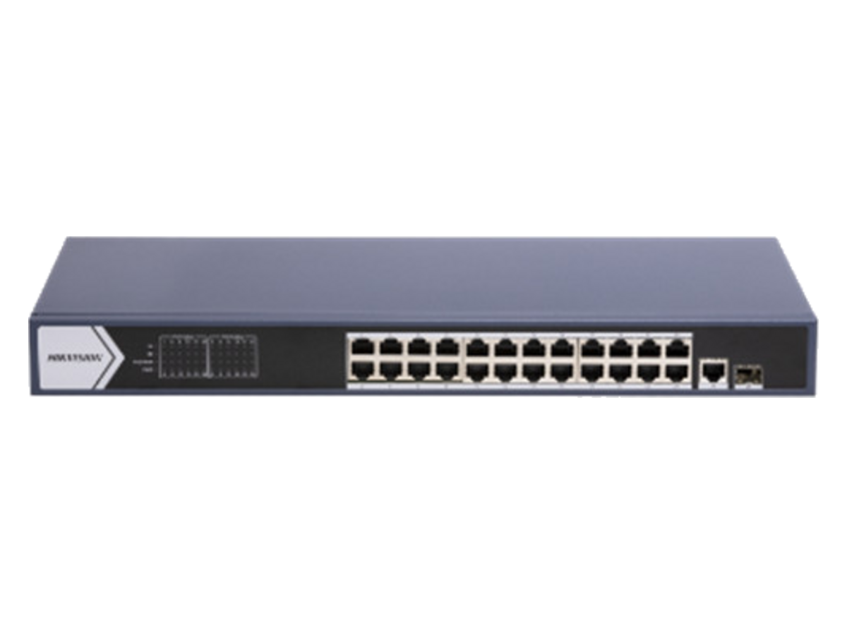 DS-3E0526P-E-B Hikvision 24 Port Gigabit Unmanaged PoE Switch 產品圖片