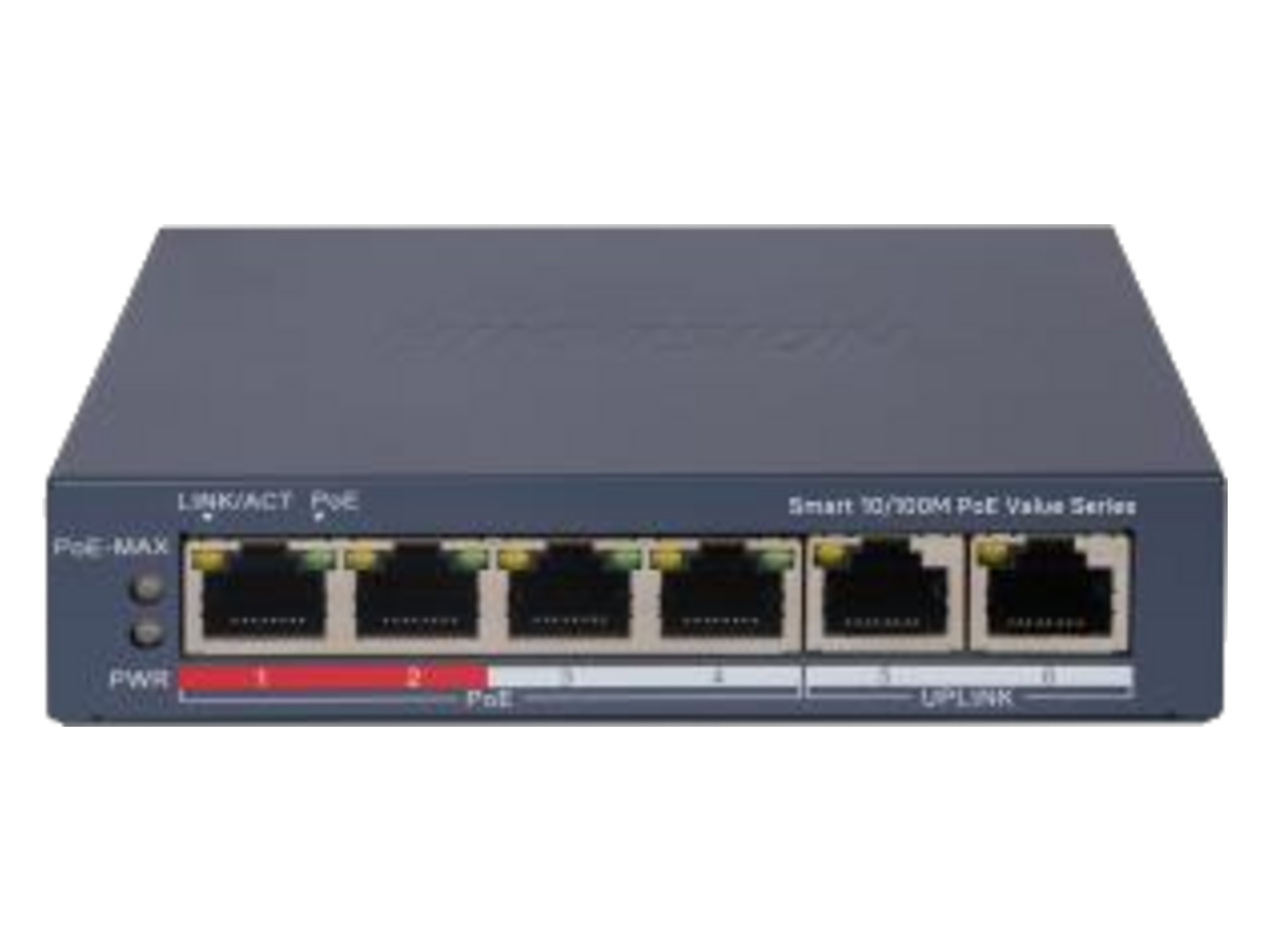 DS-3E1106P-EI/M Hikvision 4 Port Fast Ethernet Smart PoE Switch 產品圖片