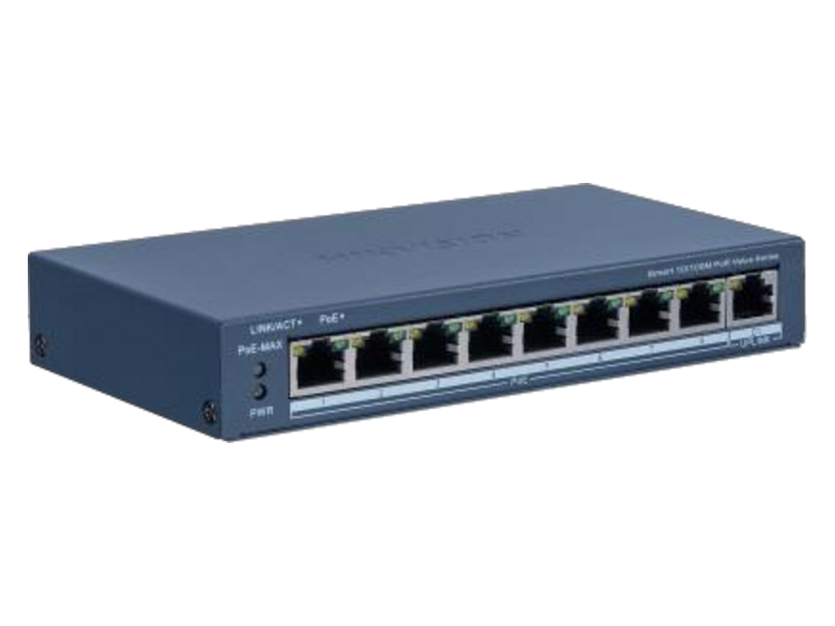 DS-3E1309P-EI/M(B) Hikvision 8 Port Fast Ethernet Smart PoE Switch 產品圖片