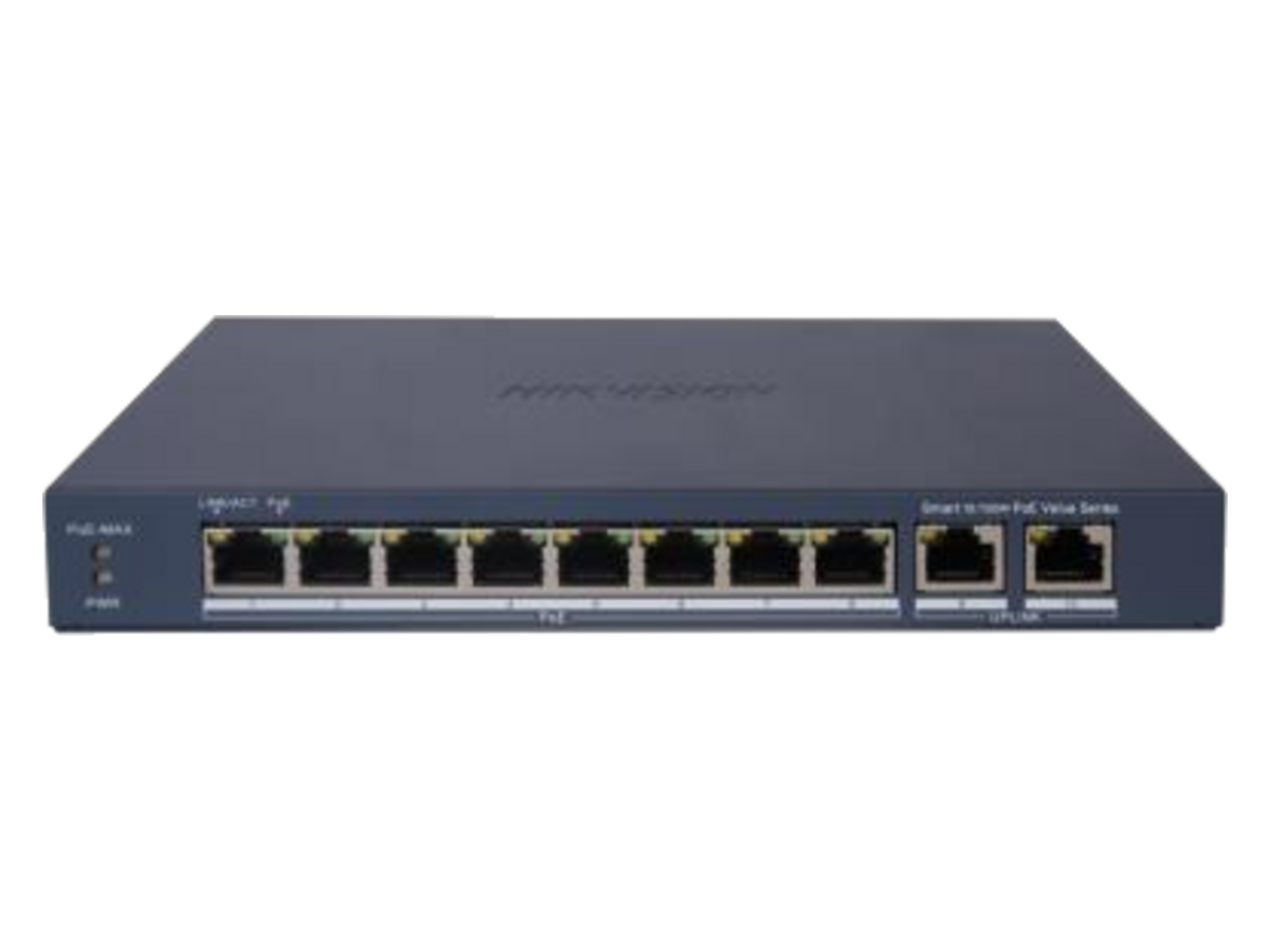DS-3E1310P-EI/M Hikvision 8 Port Fast Ethernet Smart PoE Switch 產品圖片