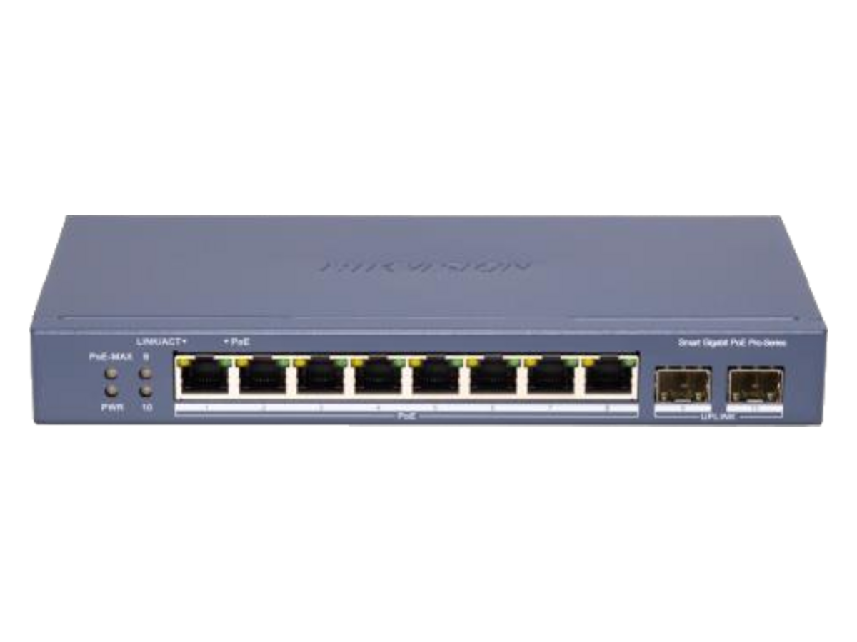 DS-3E1510P-SI-8P2F Hikvision 8 Port Gigabit Smart PoE Switch 產品圖片