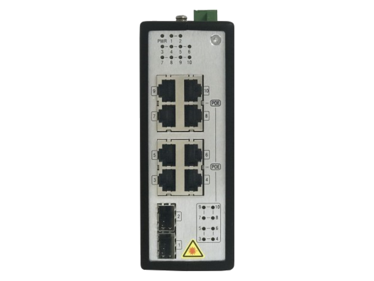 DS-3T0510P Hikvision 8 Port Gigabit Unmanaged Industrial PoE Switch 產品圖片