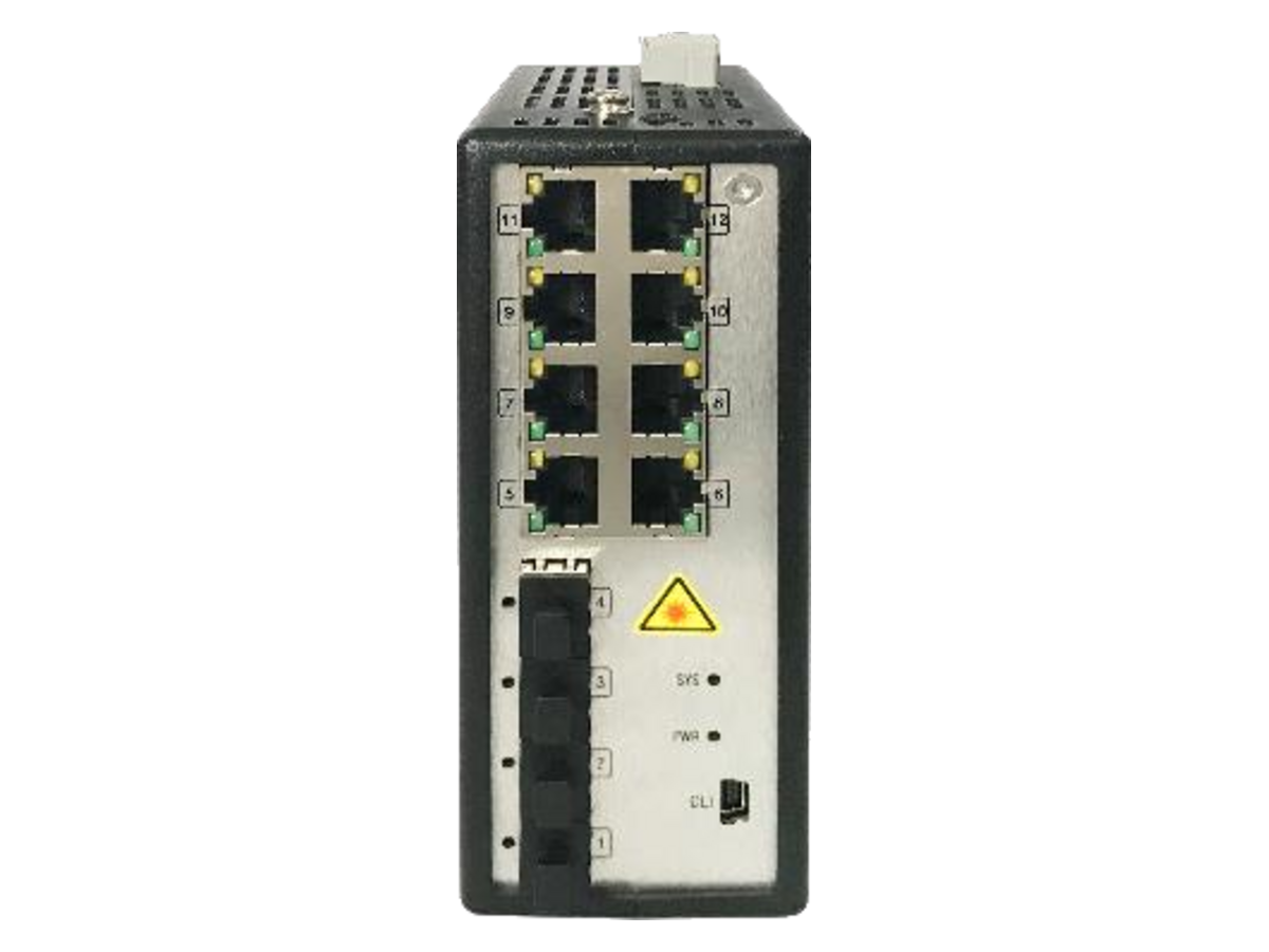 DS-3T3512P Hikvision 8 Port Gigabit Full Managed Industrial PoE Switch 產品圖片