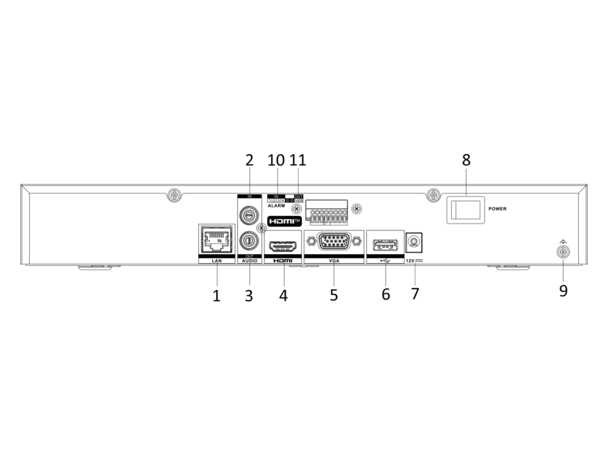 DS-7604NXI-K1-SKD Hikvision 4-ch 1U K Series AcuSense 4K NVR 產品圖片