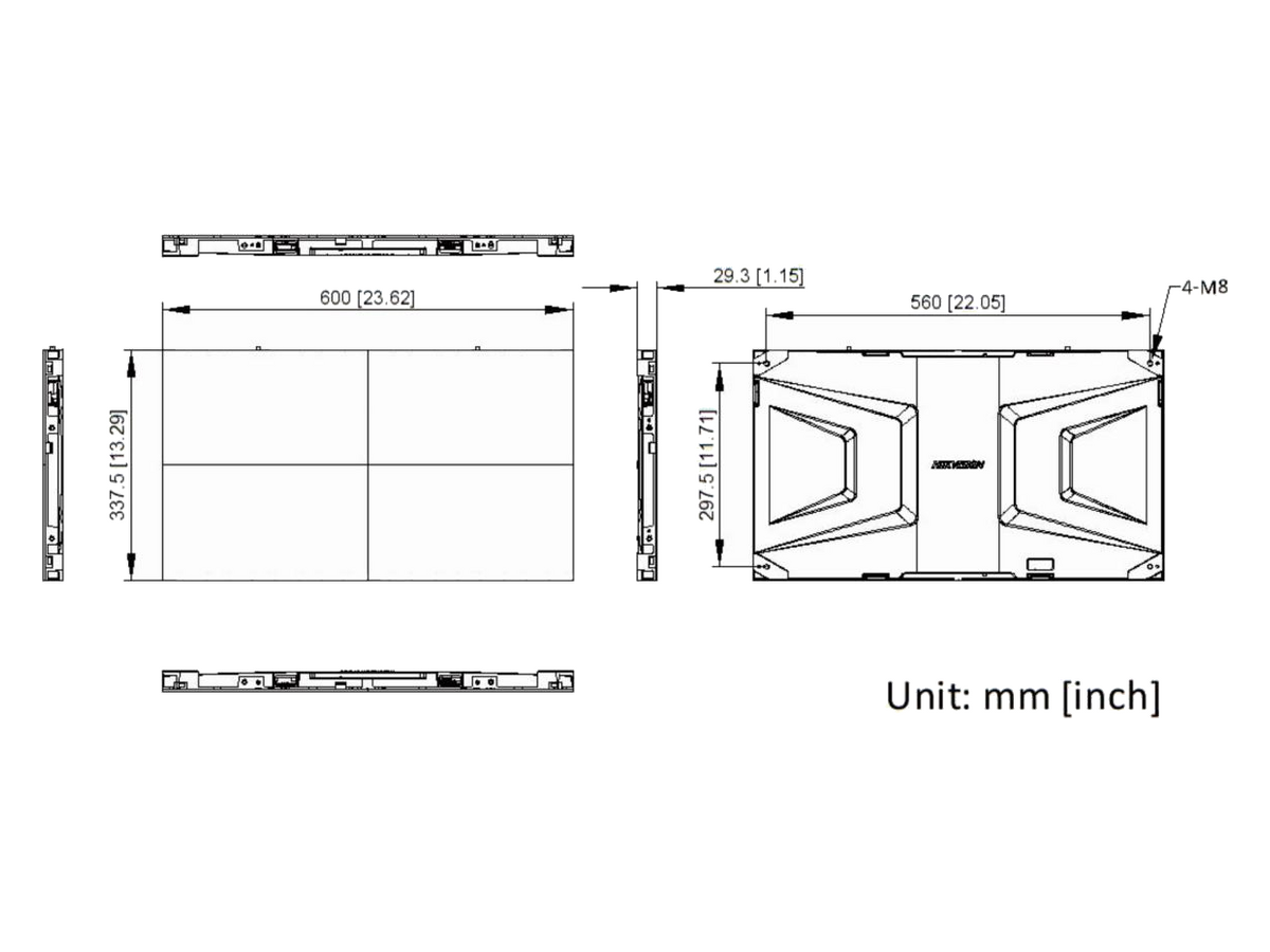 DS-D4012BW-2FC Hikvision 600 × 337.5 Indoor LED 產品圖片